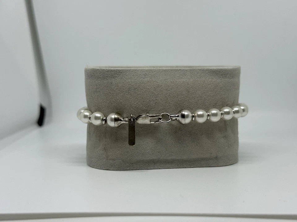 JAXXON Pearl Bracelet - 7.5” Pearls With Lobster Clasp - Image 3 of 4