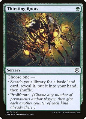 MTG - Thirsting Roots - All will be One - Magic the Gathering