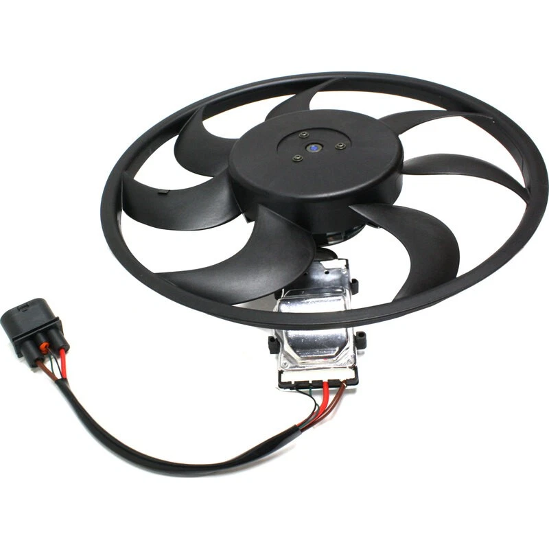 Вентилятор охлаждения в сборе со стороны пассажира подходит для Porsche Cayenne Volkswagen 2004-2010 годов выпуска - Изображение 3 из 4