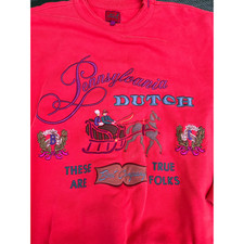 Felpa Best Company Taglia L Sweatshirt Paninaro Pennsylvania Dutch Carrozza