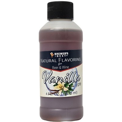 Brewer's Best Natural Beer and Wine Fruit Flavoring (Natural 4 oz, Clear