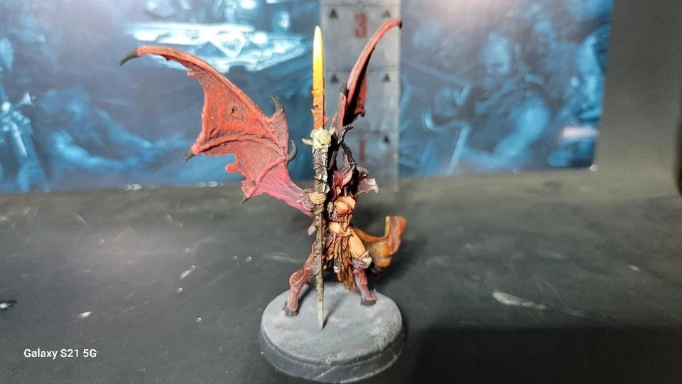 para warhammer age of sigmar khorne valkia la pinup sangrienta pintada Foto 4 de 4