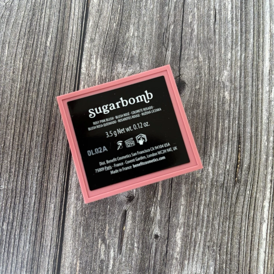 Benefit Sugarbomb Rosy Pink Bronze Mini Blusher Makeup 3.5g - Image 4 of 4