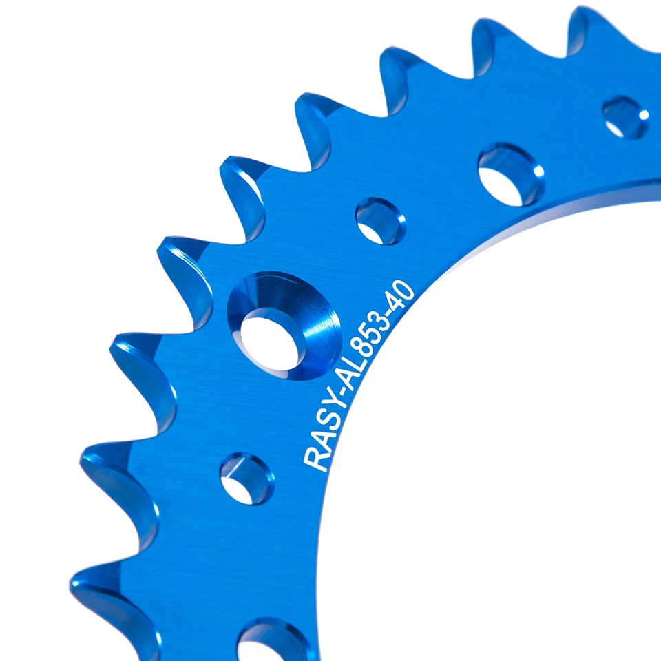 Kit de cadena de piñón 520 Pitch 15T 40T para Yamaha YFM660 Raptor MX400 WR400 azul Foto 3 de 4