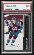 2021-22 Upper Deck Series 1 Young Guns Kyle Burroughs #206 PSA 9 MINT 1c0s