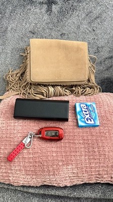 Cowboy fringed suede beige  Zara bag