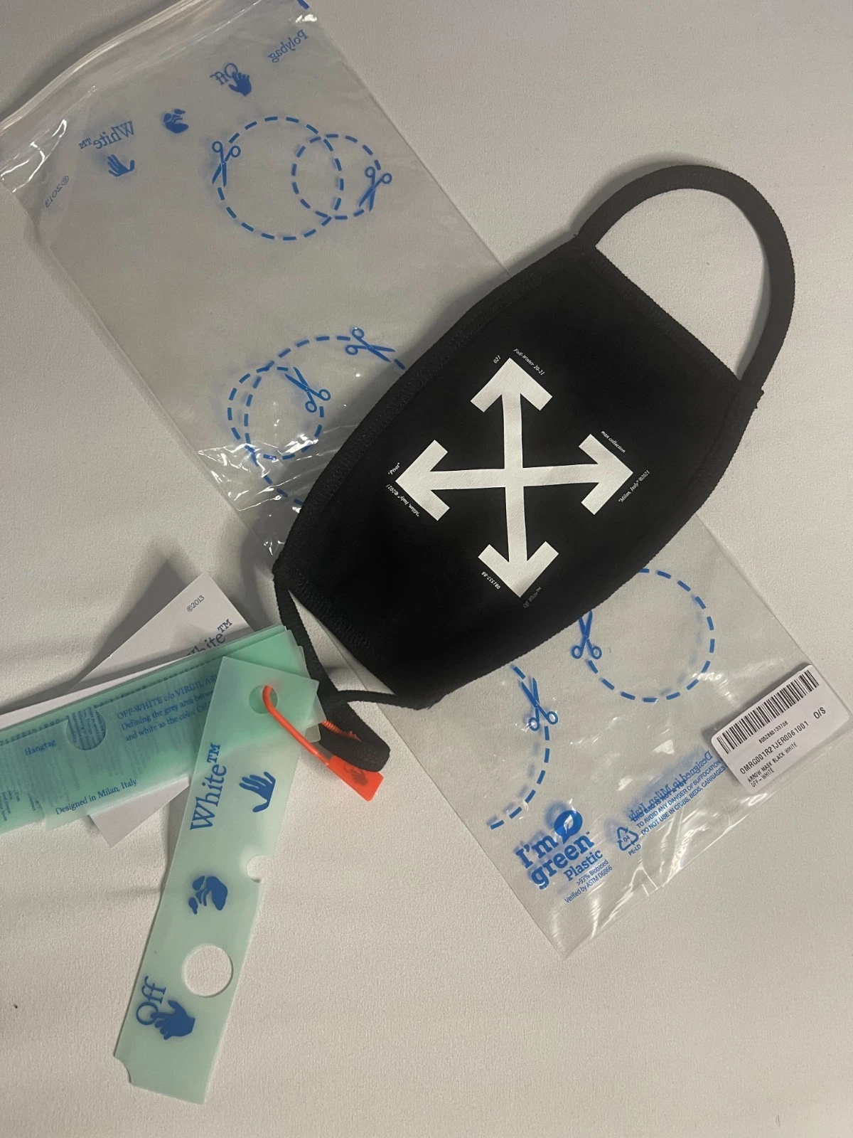 Off-White Logo Face Mask Large NWT 100% Authentic Designer Mask