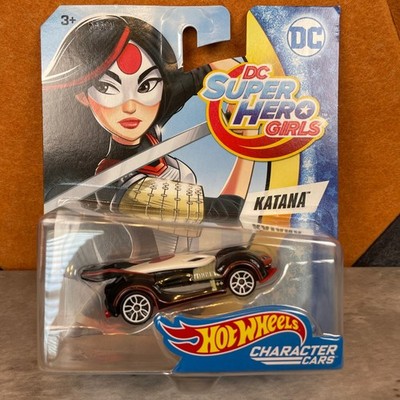 Hot Wheels DC Super Hero Girls Katana Character Car Die-Cast Vehicle DXN49-17NT
