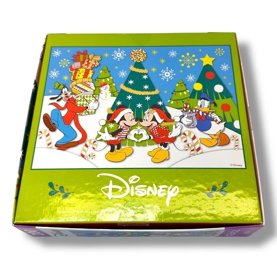 Disney Navidad 200 Piezas Puzzle Ceaco Mickey Minnie Goofy Pato Donald Foto 3 de 3