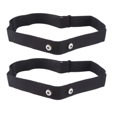 2Pcs Elastic Heart Rate Chest Strap Bands for Geonaute    Bryton2541