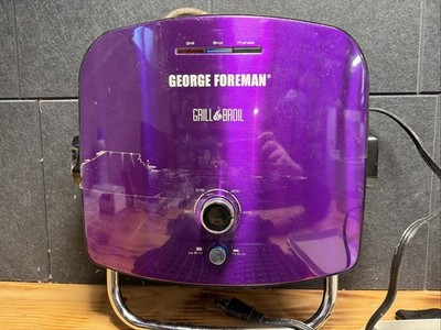 George Foreman GBR5750SEPQ 7-in-1 Grill & Broil w/ Waffle & Griddle Plates