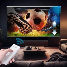 Automatic Motorized Projector Screen - Indoor and Outdoor Movies Screen