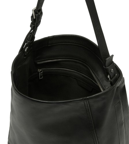 LIEBESKIND BERLIN Chudy Sheep Natural Hobo Bag M Schultertasche Tasche Black Neu - Bild 3 von 3