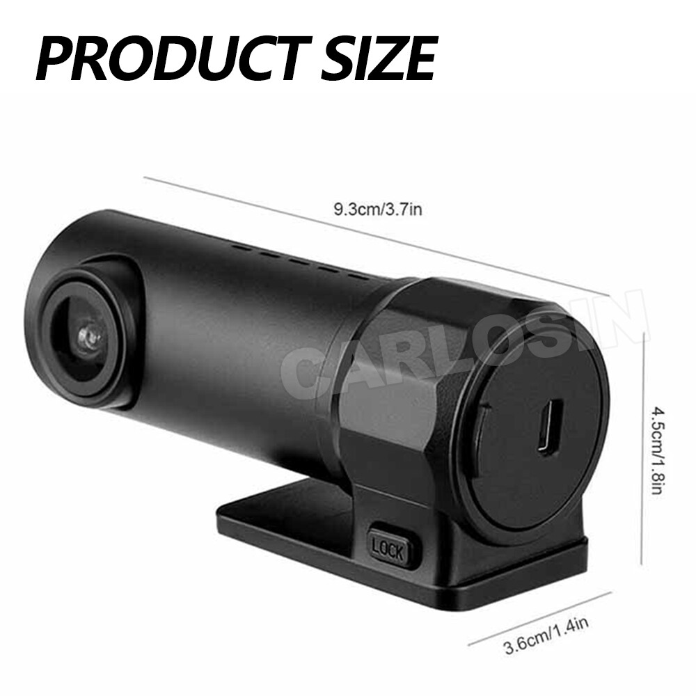 1080P WiFi Car DVR 170° FHD Lens Dash Cam Video Recorder Camera Cam APP