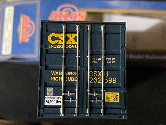 O-SCALE ATLAS 3002038 O JINDO 53' CONTAINER CSX MASTER LINE - Image 3 of 4