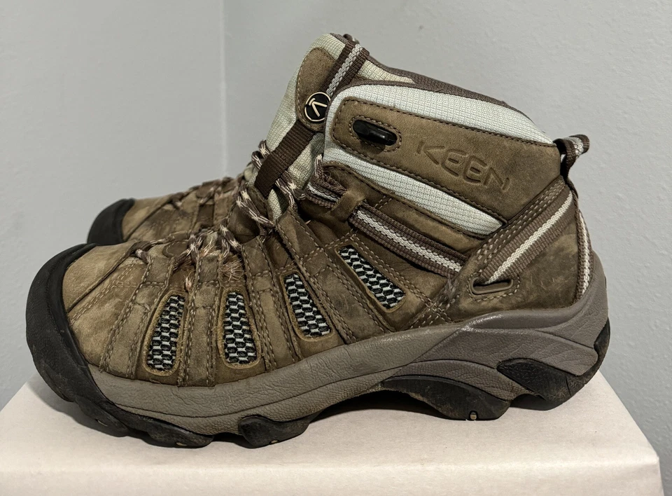 Keen Voyageur Mid Wanderschuhe Outdoor Stiefel Braun Damen 9,5