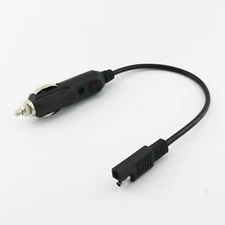 1x 12V Car Cigarette Lighter Plug to SAE Adapter Extension Connector Cable 1FT