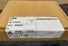 ABB 492899401 200-CPU20/10  CENTRAL SYSTEM BACKPLANE