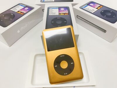  NEW Apple ipod Classic 7th Gen 2TB SSD（Gold/ Black ) Sealed，2 Years Warranty 