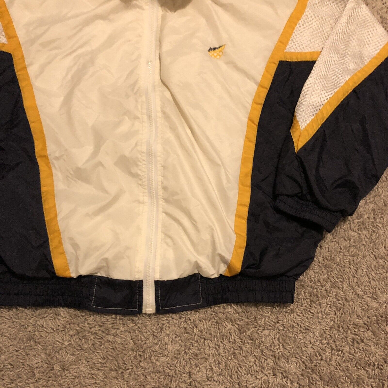 USA Olympic Y2K Jacket Adult Large White Windbrea… - image 4