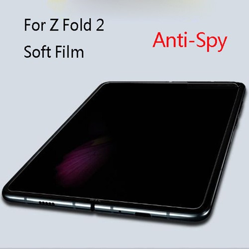 Nuevo protector de pantalla de privacidad antiespía para Samsung Galaxy Z Fold 2 películas blandas - Imagen 8 de 10