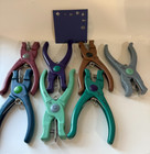 7 Provo Craft Hole Punches Star Flower Butterfly Heart Rectangle Diamond circle