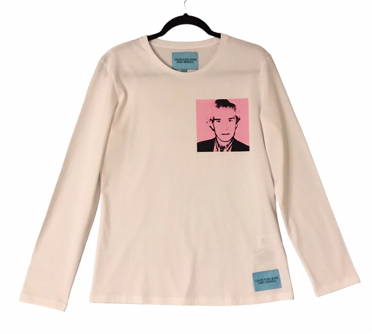 カルバンクライン　アンディウォーホルプリント ホワイトTシャツ カルバンクライン アンディウォーホルプリント ホワイトTシャツ
