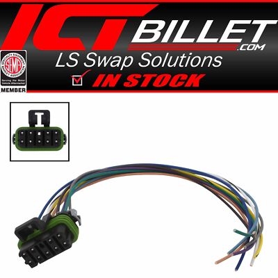 ICT Billet LS Gen 3 Truck DBW Throttle Actuator Module Wire Pigtail