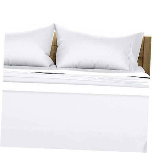 Luxury Egyptian Cotton Sheet Set - 1000 Thread Count 4 California King White