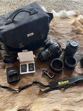 nikon d5100 camera with lenses