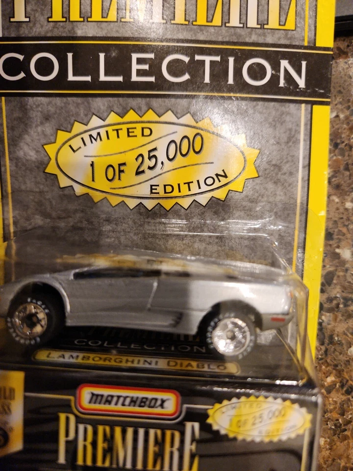 Matchbox 1995 Lamborghini Diablo Premiere Collection Silver Series 5 - Image 4 of 4