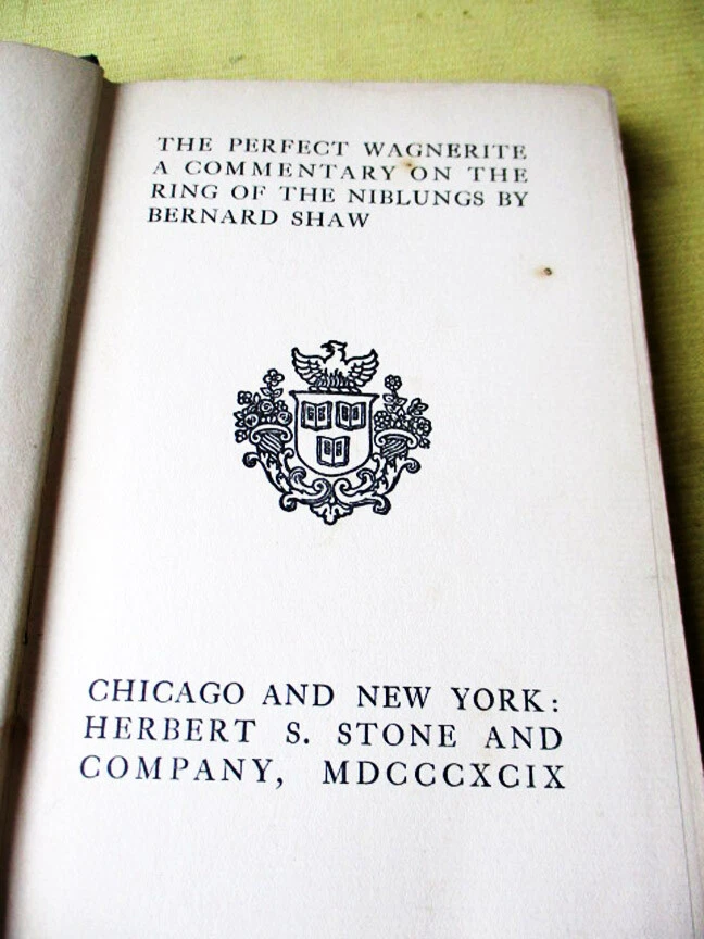 THE PERFECT WAGNERITE,1899,George Bernard Shaw - Image 2 of 4