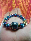 LEKLAI BRACELET RAINBOW BEAD IN TAKRUT HEALING LP SOMPORN HOLY MAGIC THAI AMULET