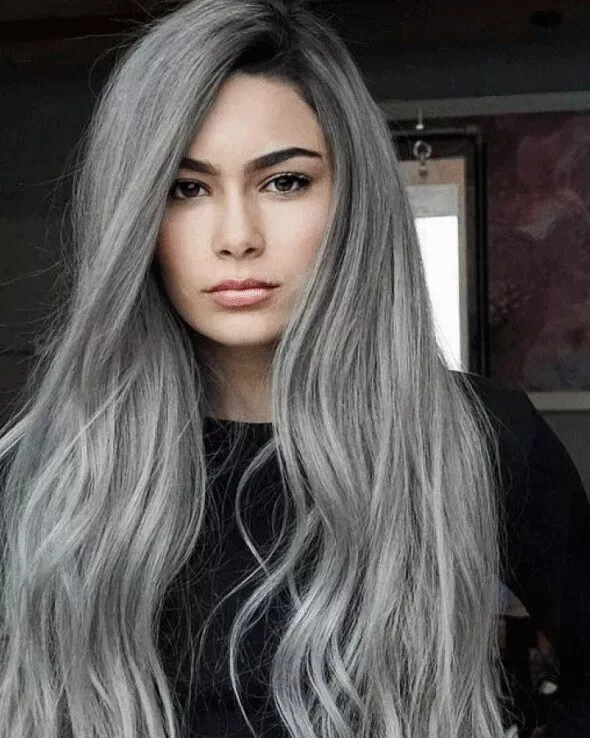 Nourishing Gray Hair Dye Silver (50% OFF) Dye Cream Punk Style Nature Light  Grey