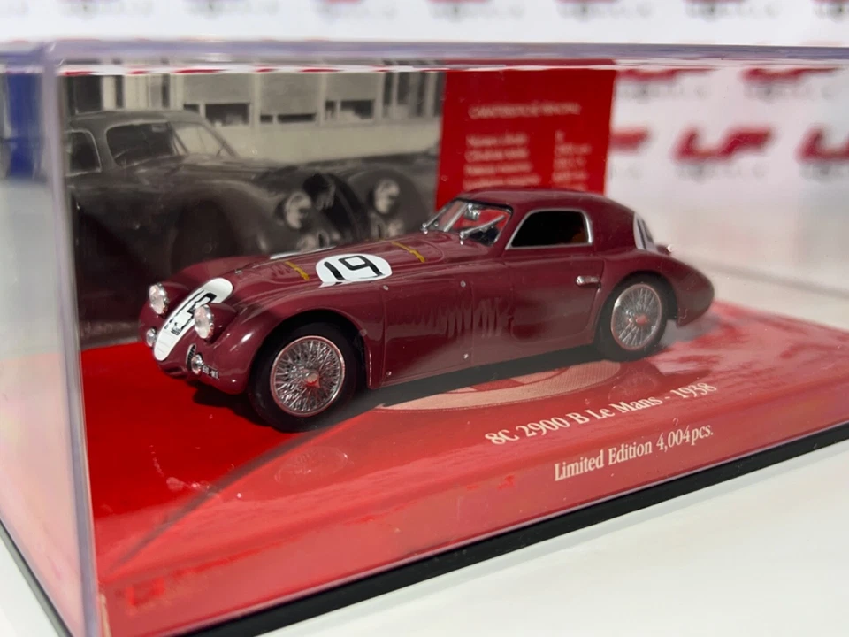 1:43 Alfa Romeo 8C 2900 B Le Mans 1938 - Minichamps - Immagine 2 di 4
