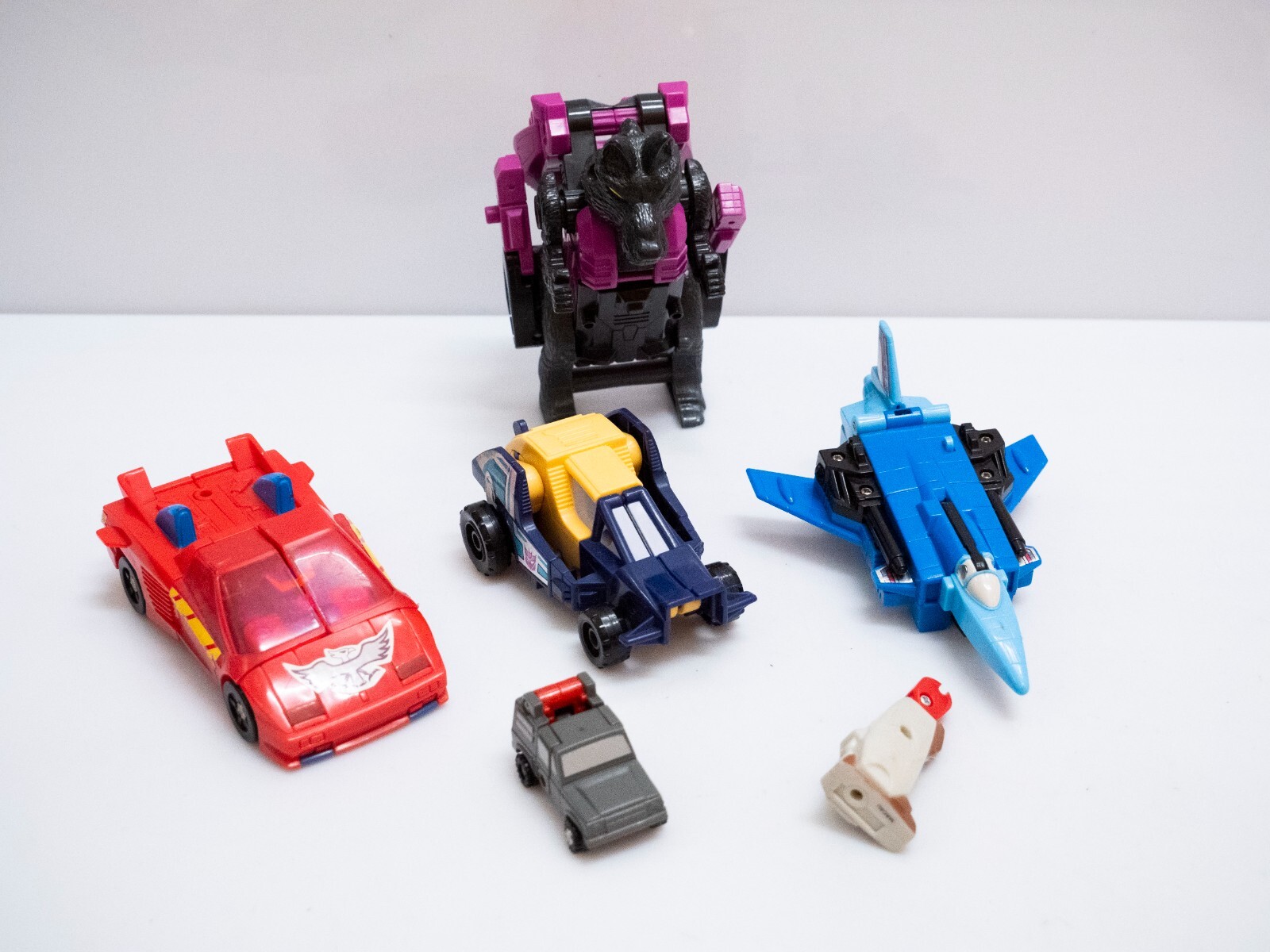 Transformers G1 Konvolut Sammlung Flash Dogfight Highjump Fangry Ruckus Takara