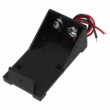 9V battery clip holder ABS storage box lid 14cm wire cable 6F22-
