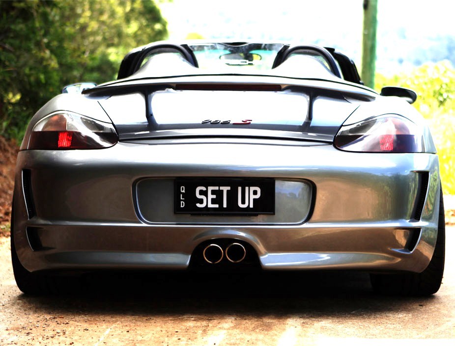 新政×BEAUPAYSAGE Porsche Boxster 986 987 Aero Style spoiler Wing with 3rd