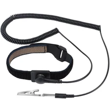 STREBITO Anti Static Wrist Strap, 11" Adjustable Antistatic 11 Inch, Black 