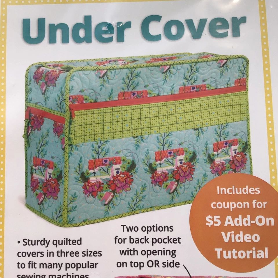 Under Cover Sewing Pattern By Annie Protect Your Sewing Machine New in Package - Image 3 of 4