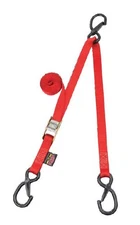Powertye 24361-S 1in.x 8.5ft. 3 Hook Tie Down - Red