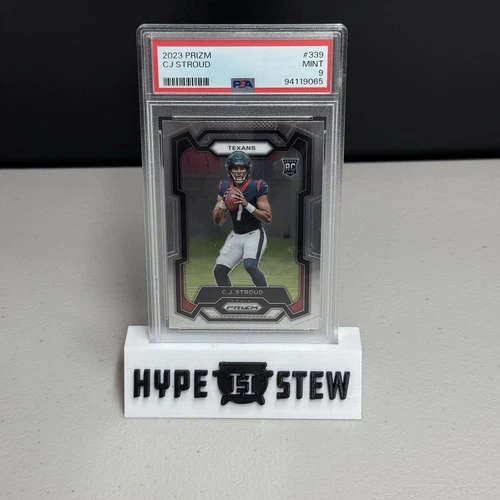 2023 Silver Prizm CJ Stroud #339 Rookie RC Houston Texans PSA 9 Mint NFL