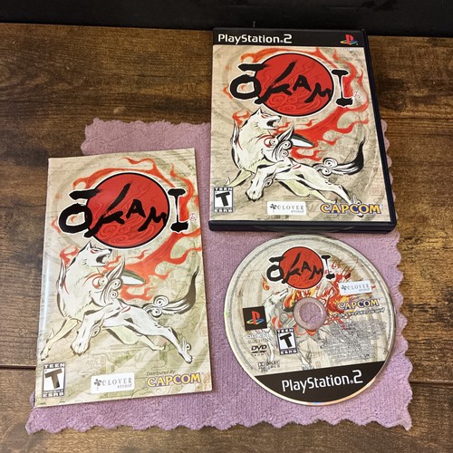 Okami (PlayStation 2, 2006) PS2 Spiel Black Label CIB komplett GETESTET