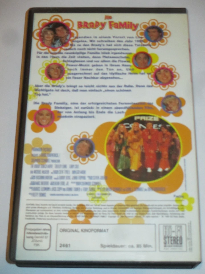 CIC Video 2461 - Die Brady Family - VHS/Komödie/Shelley Long/Gary Cole - Bild 2 von 2