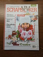 CREATIVE SCRAPBOOKER Magazine Winter 2024  2025 Cozy Snow Day Cards & Technique