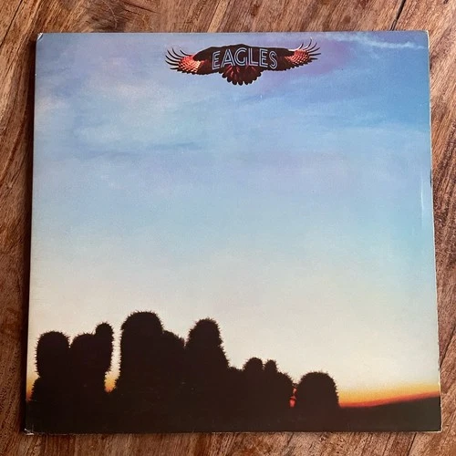 EAGLES - EAGLES - DEBUT   EX/EX+ VINYL LP /PRINTED INNER / FIRST PRESSING 1972