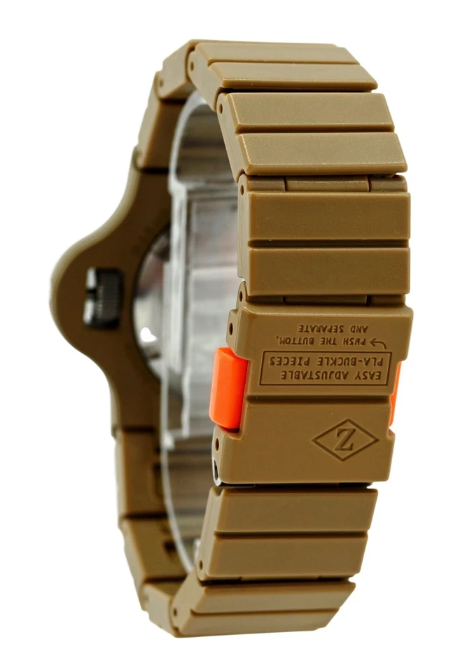 Reloj Seiko Cabane de Zucca JDM Giugiaro Salpicadero Plástico Marrón Ref: 7S36-0250! Foto 4 de 4