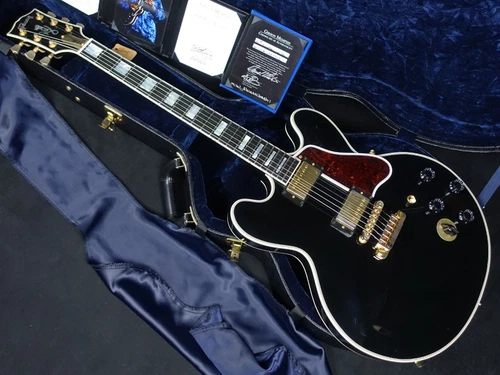 Gibson 2014 Custom Shop 65th Ann. B.B. King Lucille Ebony Semi-Hollow Used