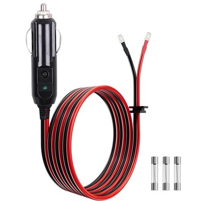 coleman cooler plugs into cigarette lighter 12V/24V Thermoelectric Cooler Power Cord Compatible with Coleman Electric  Coo
