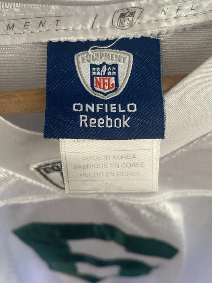 Camiseta deportiva Mark Sanchez #6 réplica New York Jets cosida Reebok para hombre blanca talla 56 Foto 3 de 4